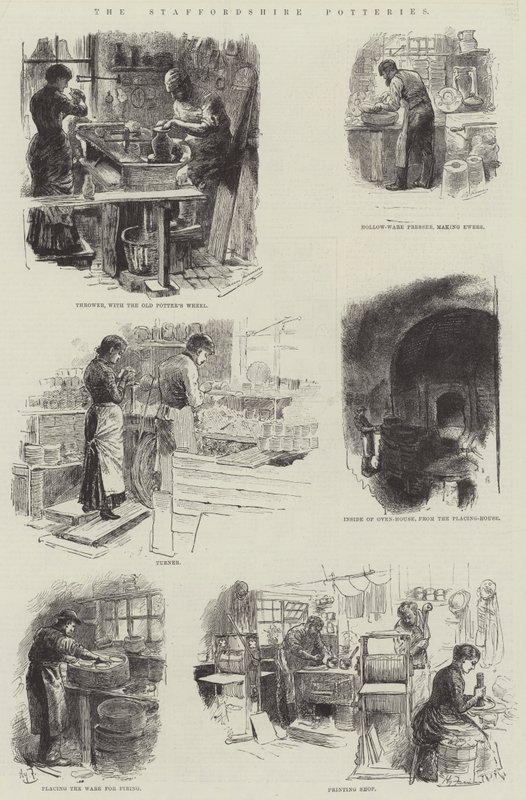 Staffordshire Potteries av Harry Furniss