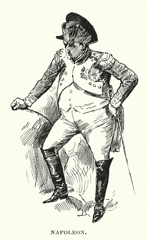 Napoleon (litografi) av Harry (after) Furniss