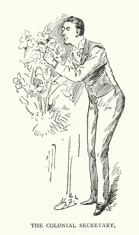 Kolonialministern (litografi) av Harry (after) Furniss