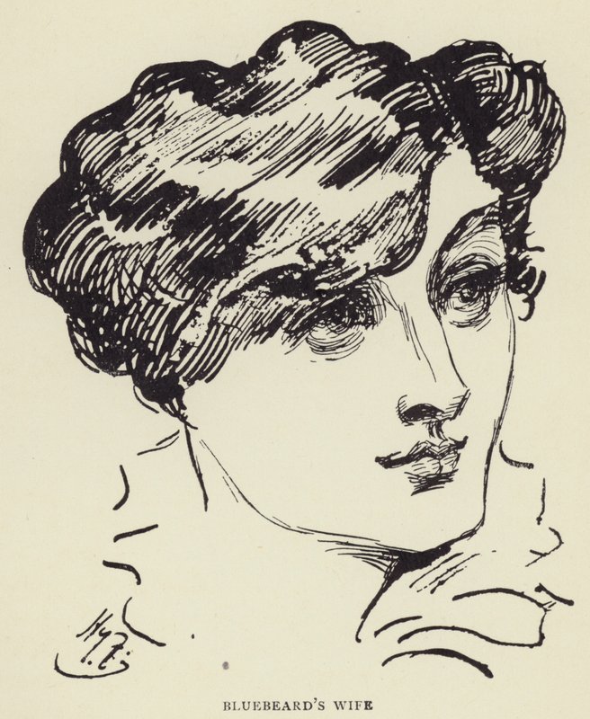 Blåskäggsfru av Harry Furniss