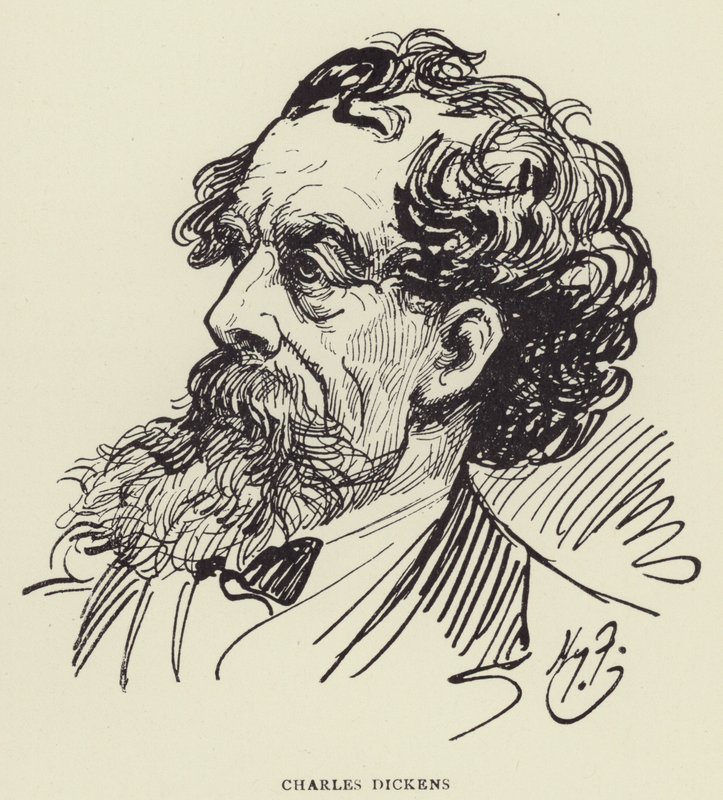 Charles Dickens av Harry Furniss