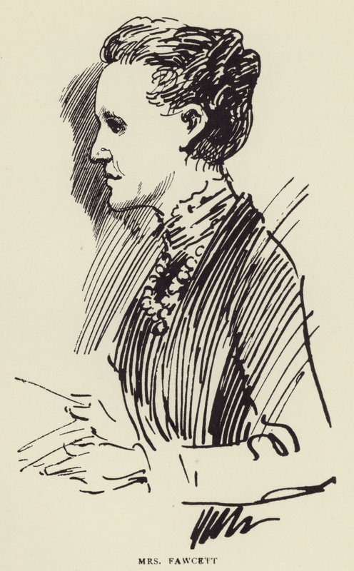 Fru Fawcett av Harry Furniss