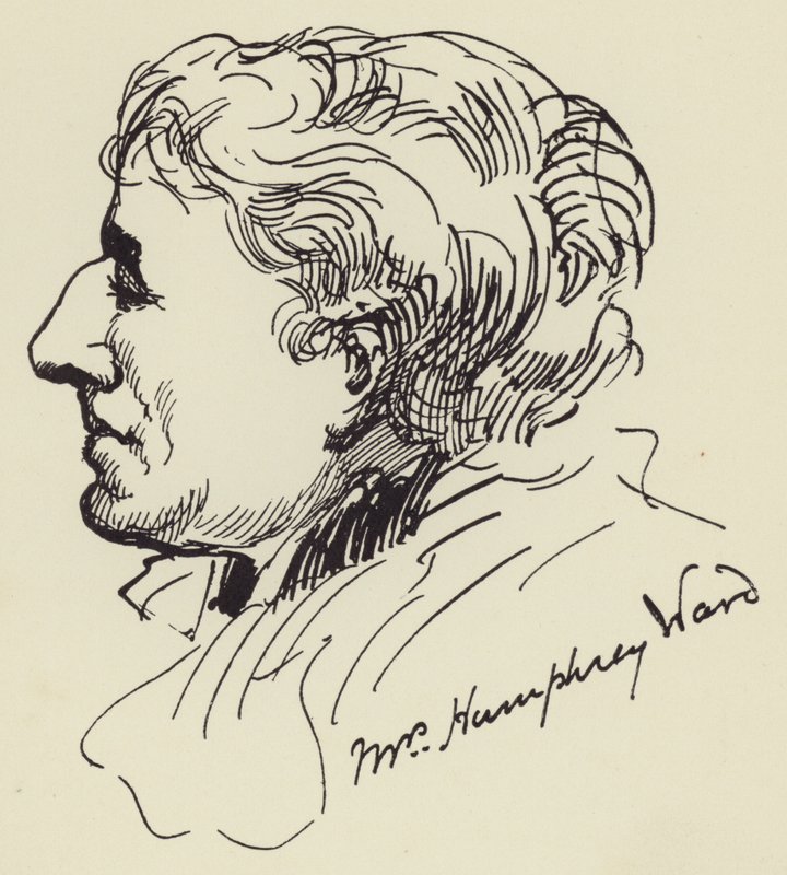 Mrs Humphrey Ward av Harry Furniss