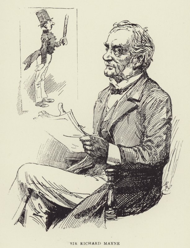 Sir Richard Mayne av Harry Furniss