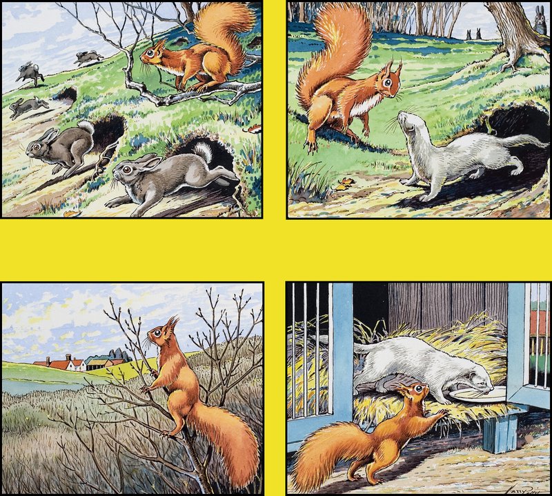 Lilla röda ekorren av Harry M. Pettit