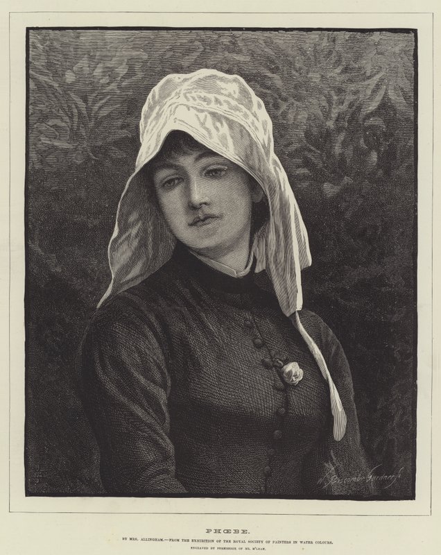 Phoebe av Helen Allingham
