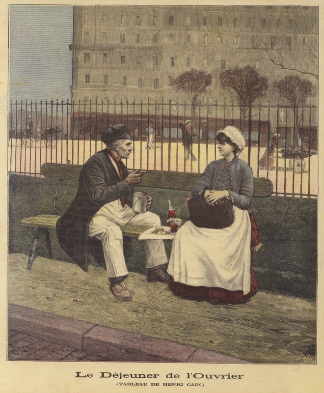 Arbetarlunchen av Henri Cain