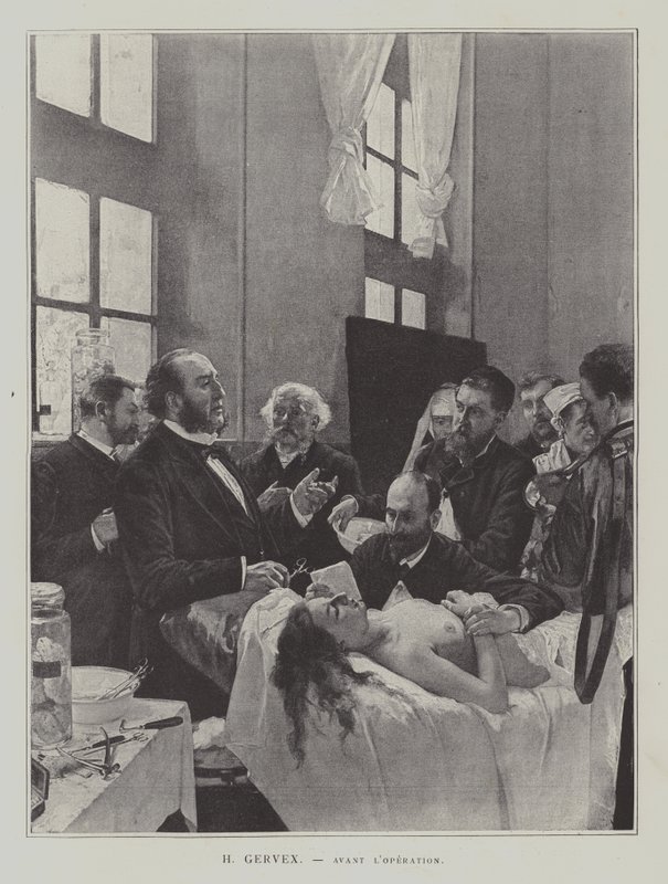 Avant lOperation (före operationen) av Henri Gervex