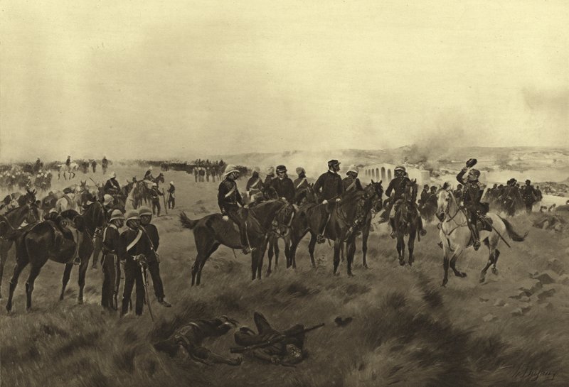 Kampanj i Kina, 1860 (gravyr) av Henri Louis Dupray