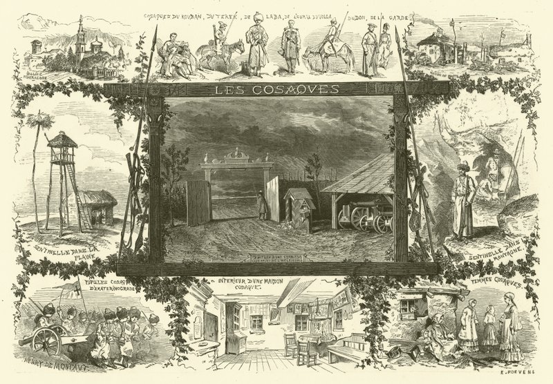 Ryssland (gravyr) av Henri de (after) Montaut