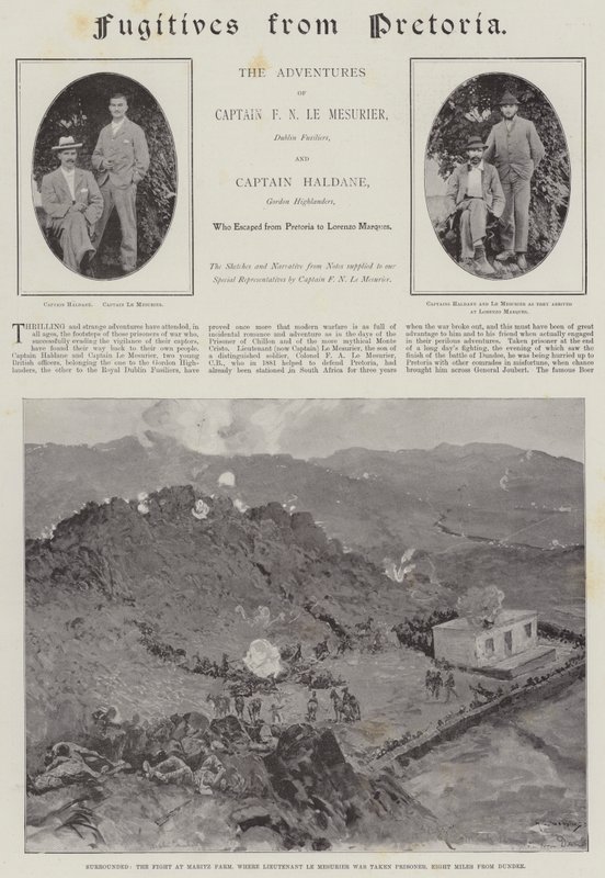 Flyktingar från Pretoria av Henry Charles Seppings Wright