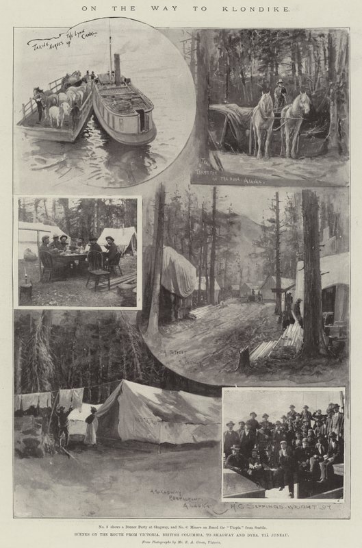 På väg till Klondike av Henry Charles Seppings Wright
