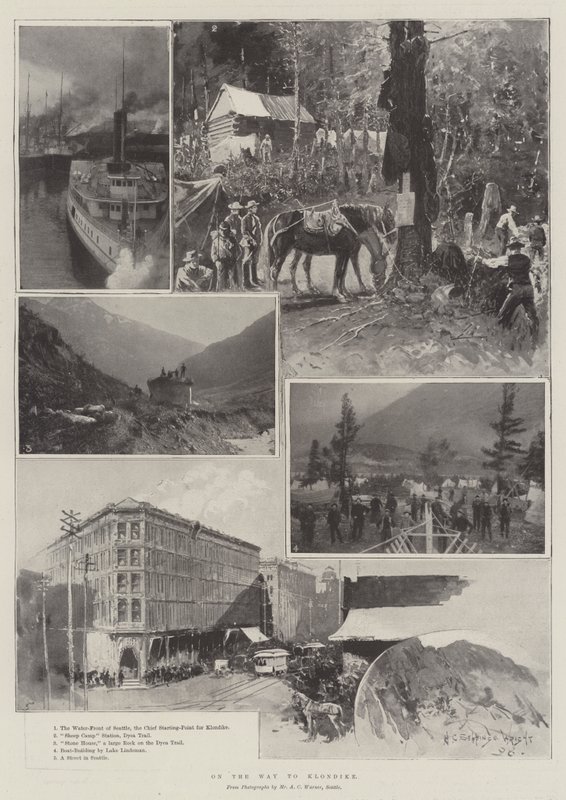På väg till Klondike av Henry Charles Seppings Wright