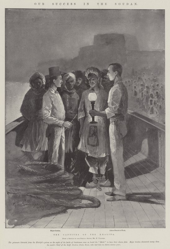 Vår framgång i Soudan, Khalifas fångar av Henry Charles Seppings Wright