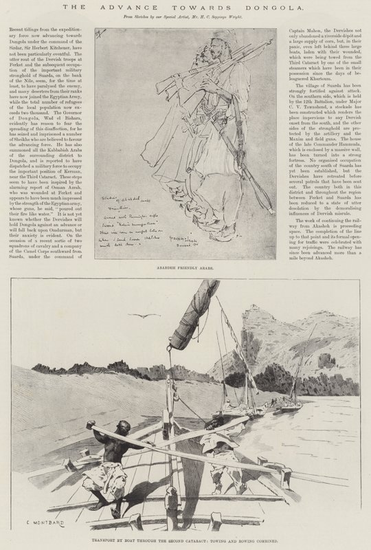 Framryckningen mot Dongola av Henry Charles Seppings Wright