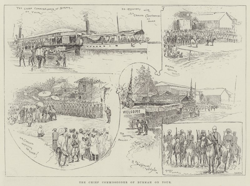 Chief Commissioner of Burmah on Tour av Henry Charles Seppings Wright