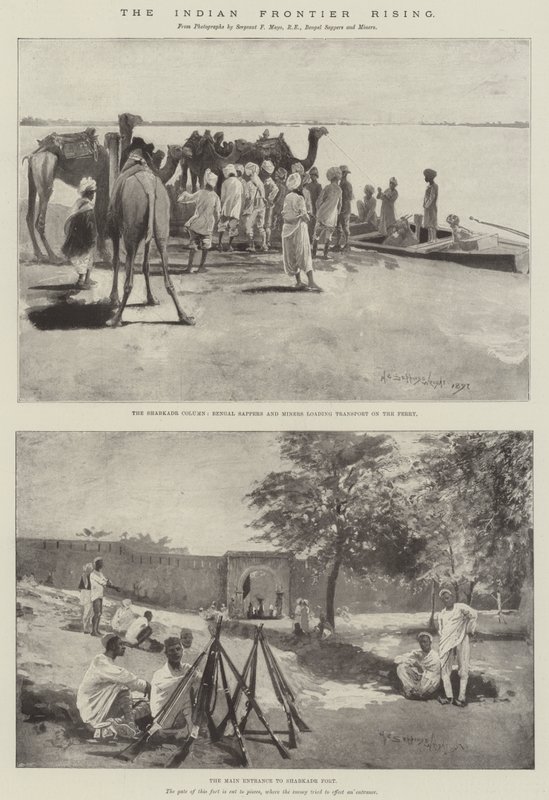 Indian Frontier Rising av Henry Charles Seppings Wright