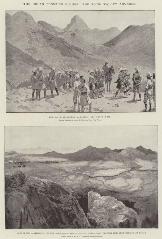 Indian Frontier Risings, Tochi Valley Advance av Henry Charles Seppings Wright