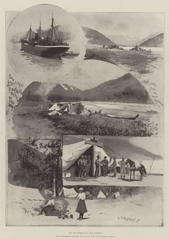 Guldupptäckterna i Klondike av Henry Charles Seppings Wright