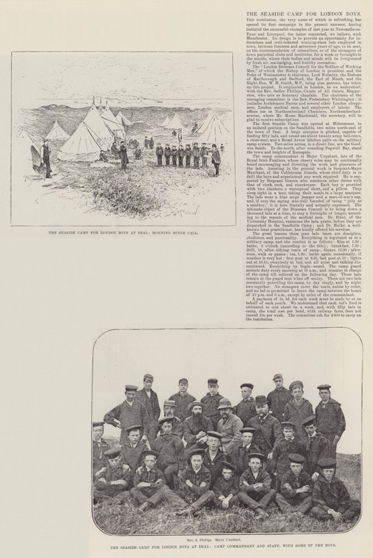 Seaside Camp för London Boys av Henry Charles Seppings Wright