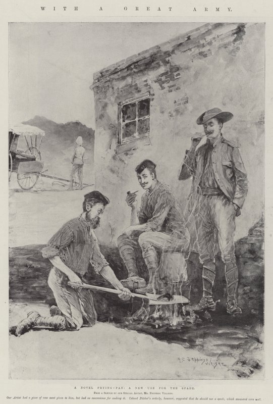 Med en stor armé av Henry Charles Seppings Wright