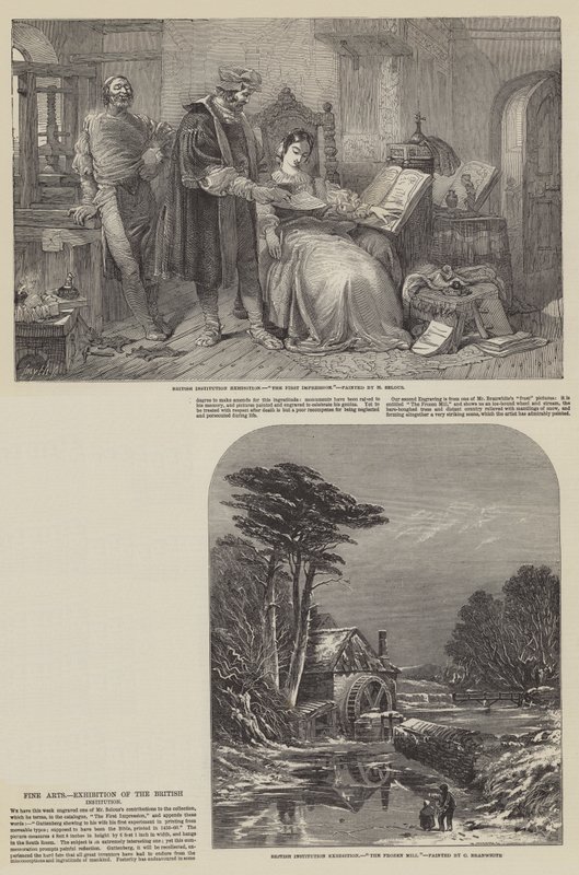 Fine Arts, utställning från British Institution av Henry Courtney Selous