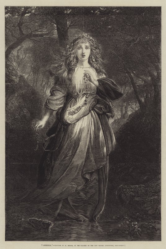 Ophelia av Henry Courtney Selous