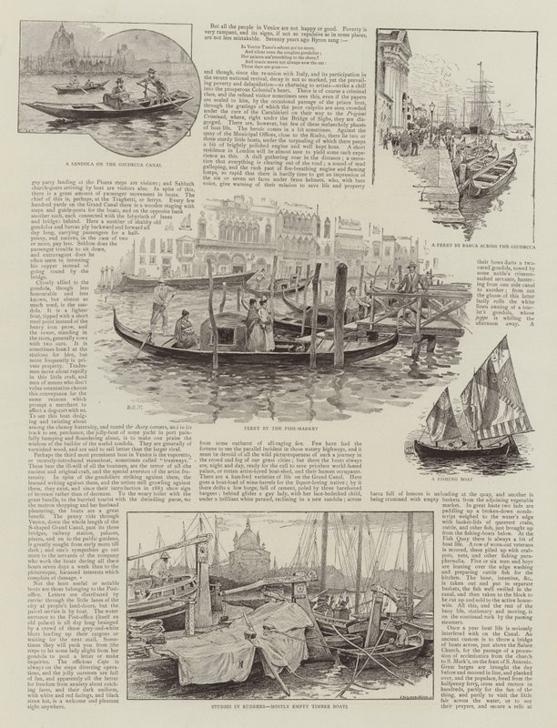 Venedigs båtar av Henry Edward Tidmarsh