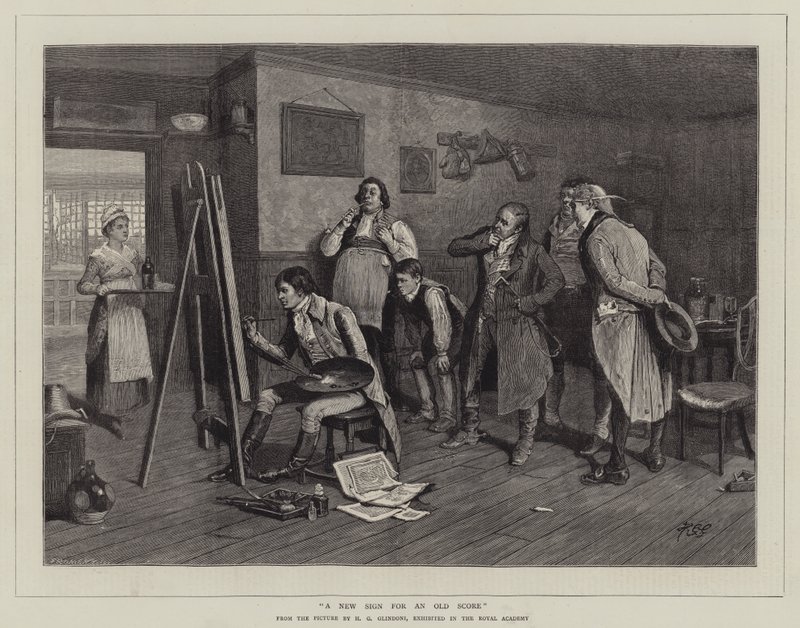 Ett nytt tecken för en gammal historia av Henry Gillard Glindoni