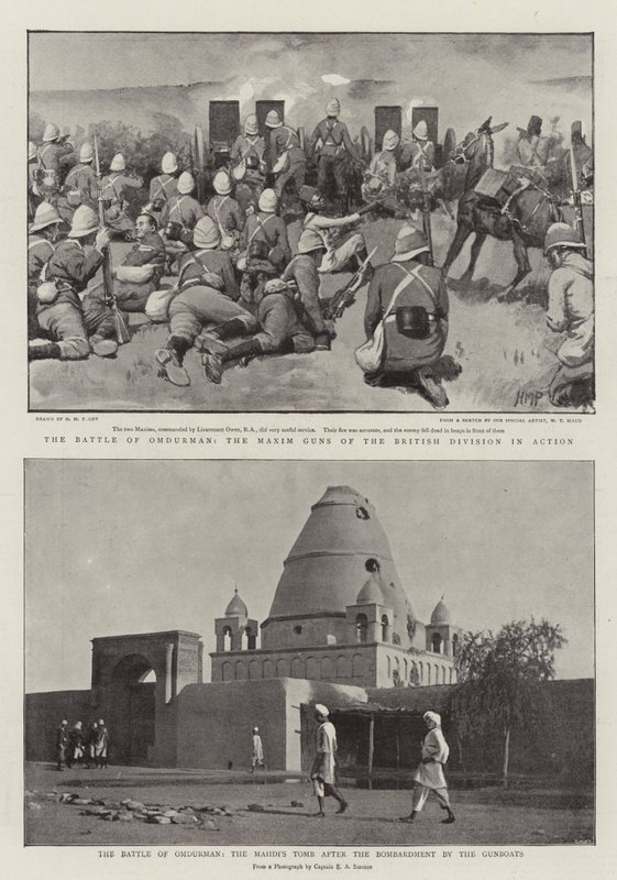 Slaget vid Omdurman av Henry Marriott Paget