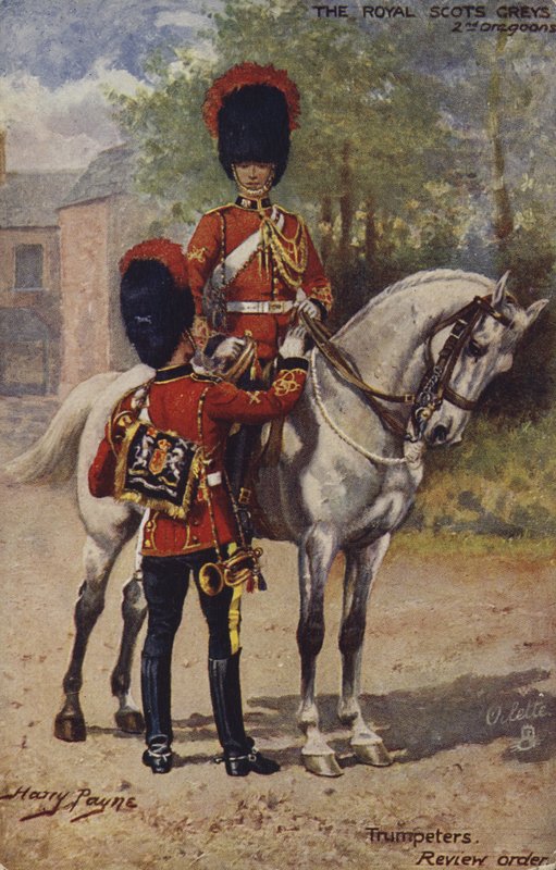 Royal Scots Greys av Henry Payne