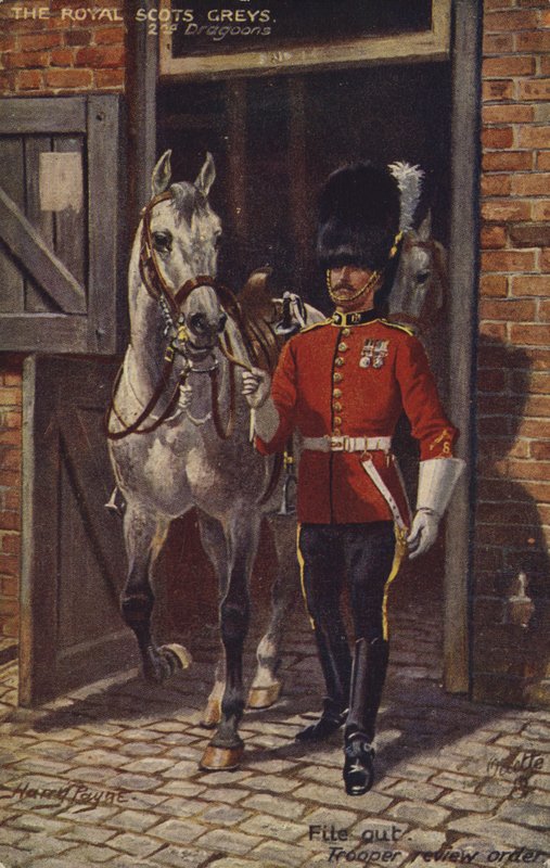 Royal Scots Greys av Henry Payne