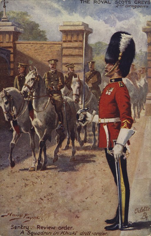 Royal Scots Greys av Henry Payne