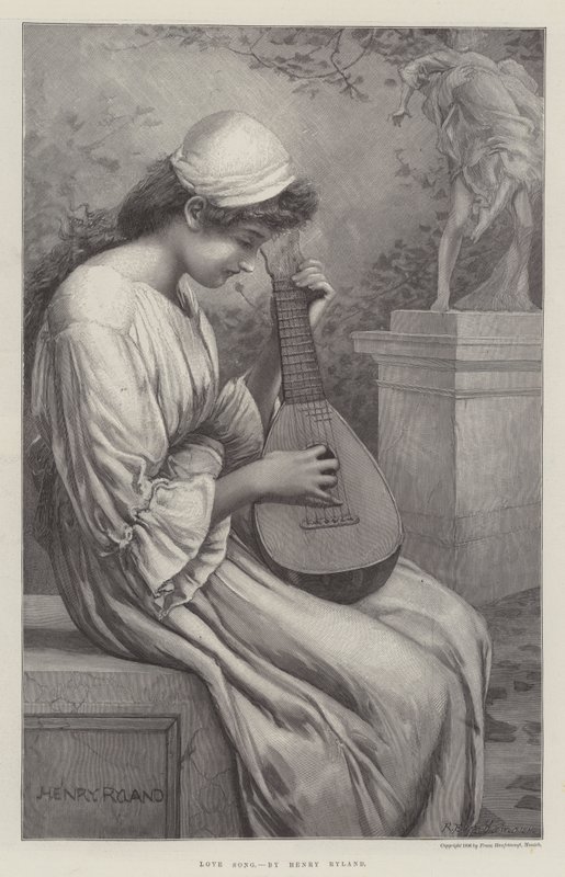 Kärlekssång av Henry Ryland