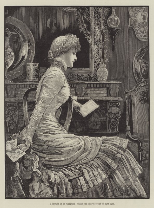 A Mistake of St Valentine, dit Missive borde ha tagit vägen av Henry Stephen Ludlow