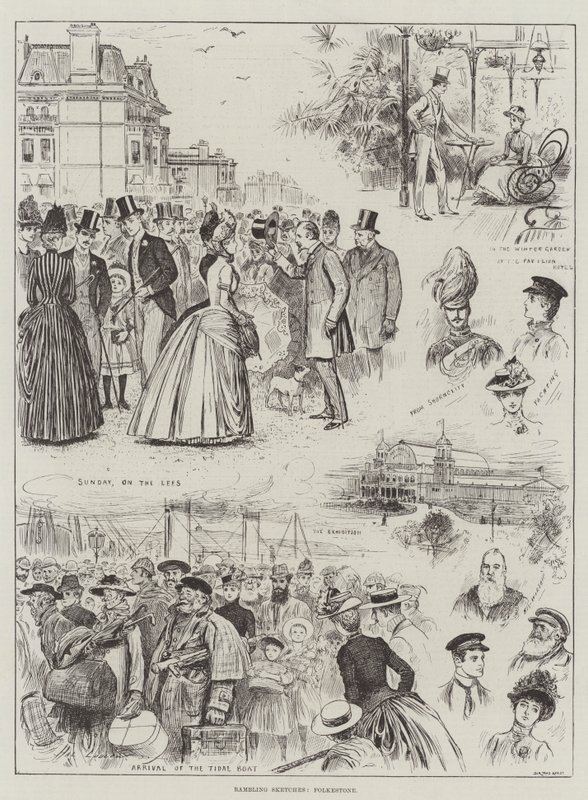 Vandringsskisser, Folkestone av Henry Stephen Ludlow