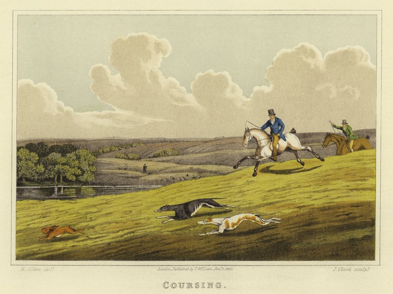 Kurs (chromolitho) av Henry Thomas Alken