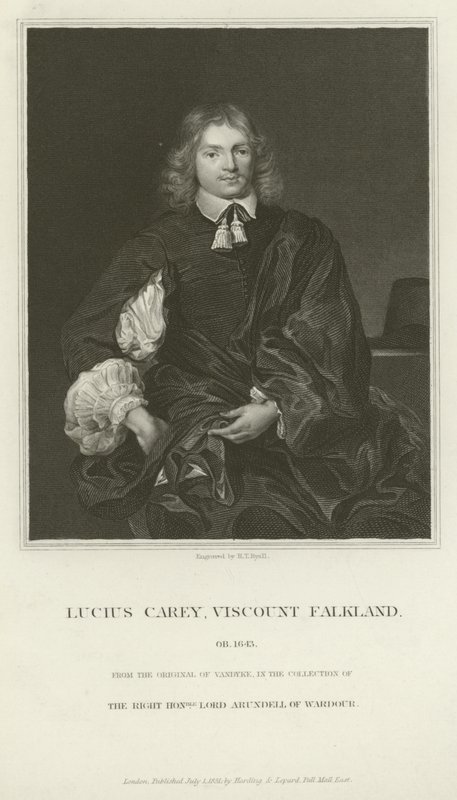 Lucius Cary, Viscount Falkland av Henry Thomas Ryall