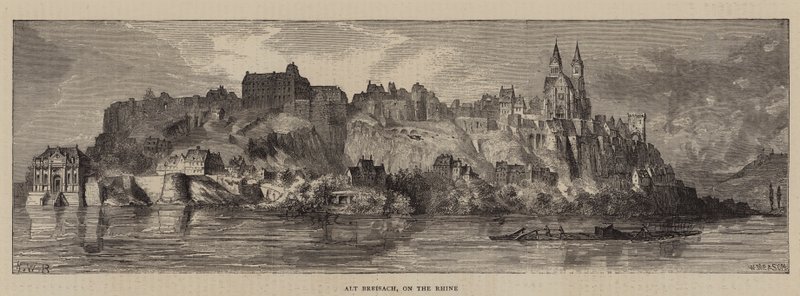 Alt Breisach, vid Rhen av Henry William Brewer