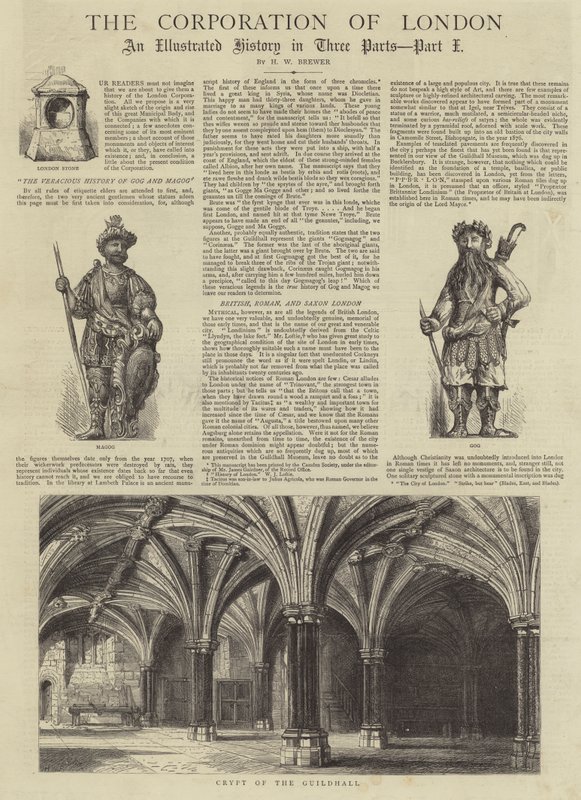 The Corporation of London av Henry William Brewer