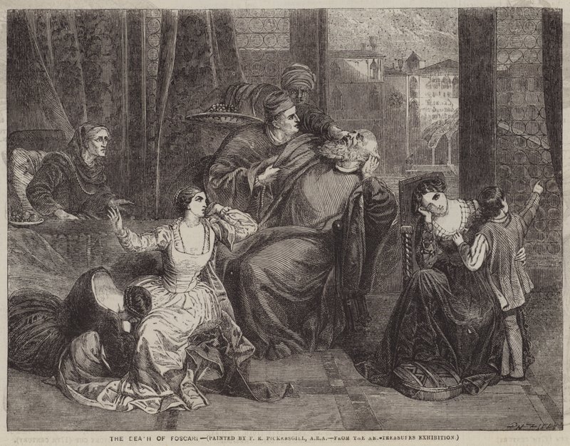 Foscaris död av Henry William Pickersgill