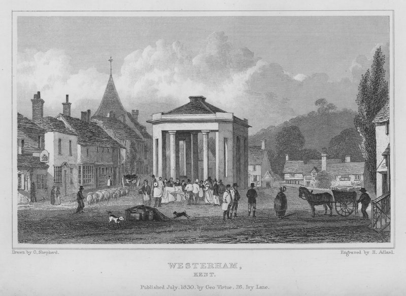 Westerham, Kent (gravyr) av Henry Adlard