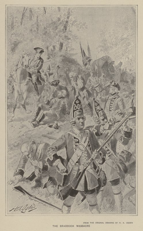 Braddock-massakern av Henry Alexander Ogden
