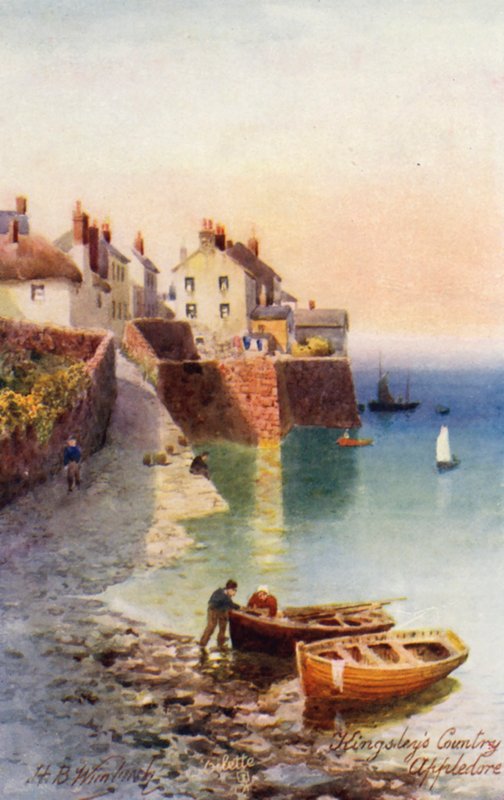 Appledore (färglitografi) av Henry B. (after) Wimbush