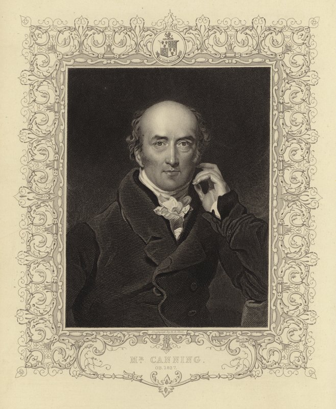 Mr Canning, 1827 av Henry Bryan I Hall