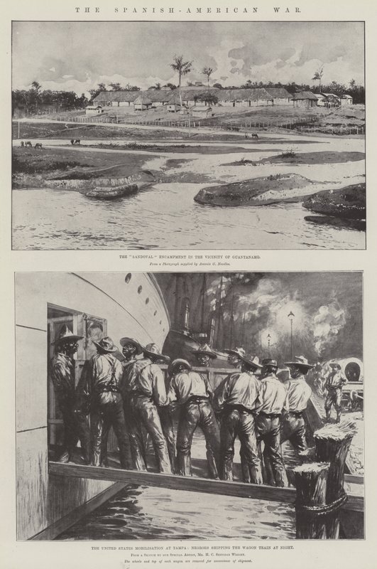 Spansk-amerikanska kriget av Henry Charles Seppings Wright