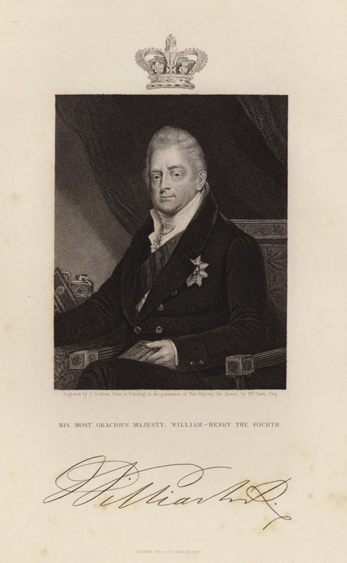 Hans nådigaste majestät William Henry IV av Henry Dawe