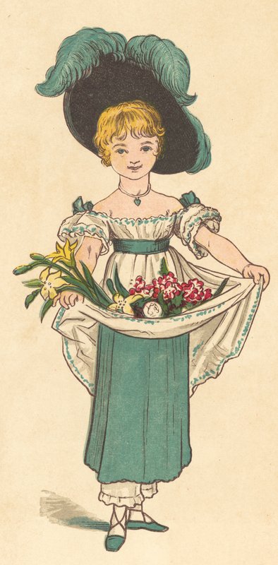 Viskande människor (färg litho) av Henry Hetherington Emmerson