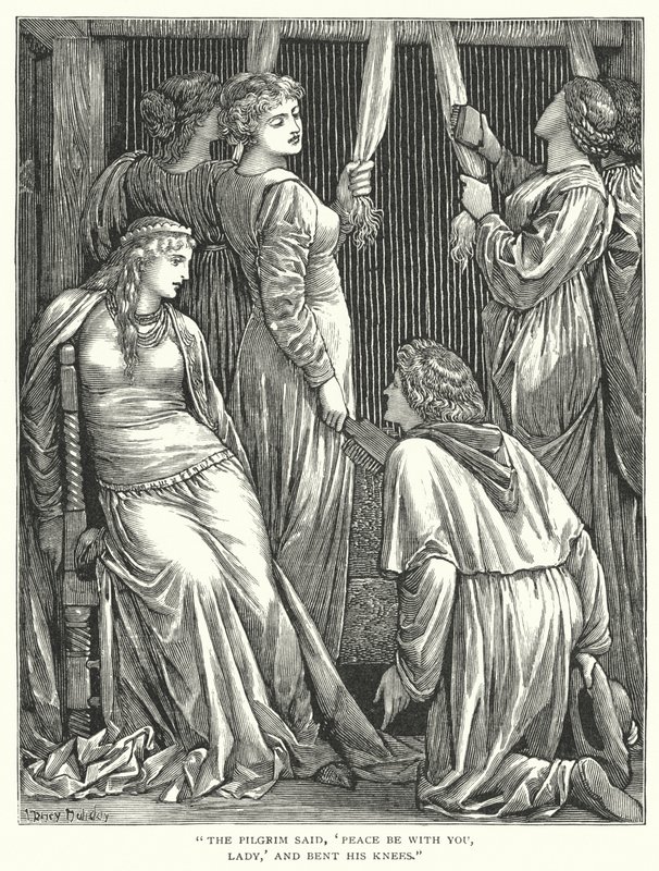 The Staff and Scrip (gravyr) av Henry Holiday