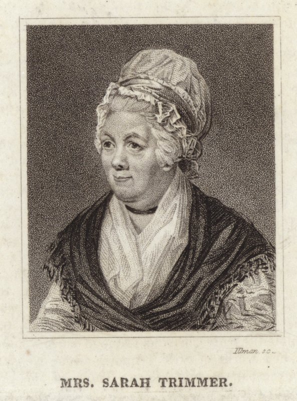 Porträtt av Sarah Trimmer av Henry Howard